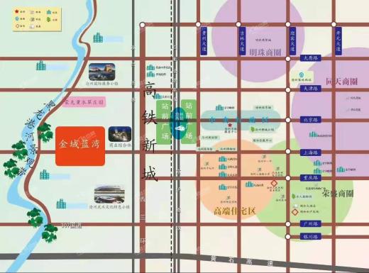金域蓝湾位置图